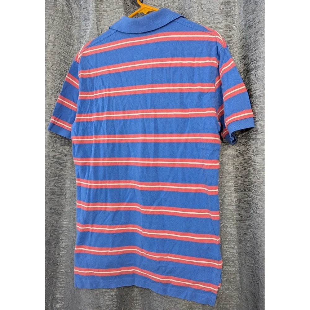 Polo Ralph Lauren Men's Short Sleeve Polo Shirt Blue/Pink Yellow Pony Sz M Med